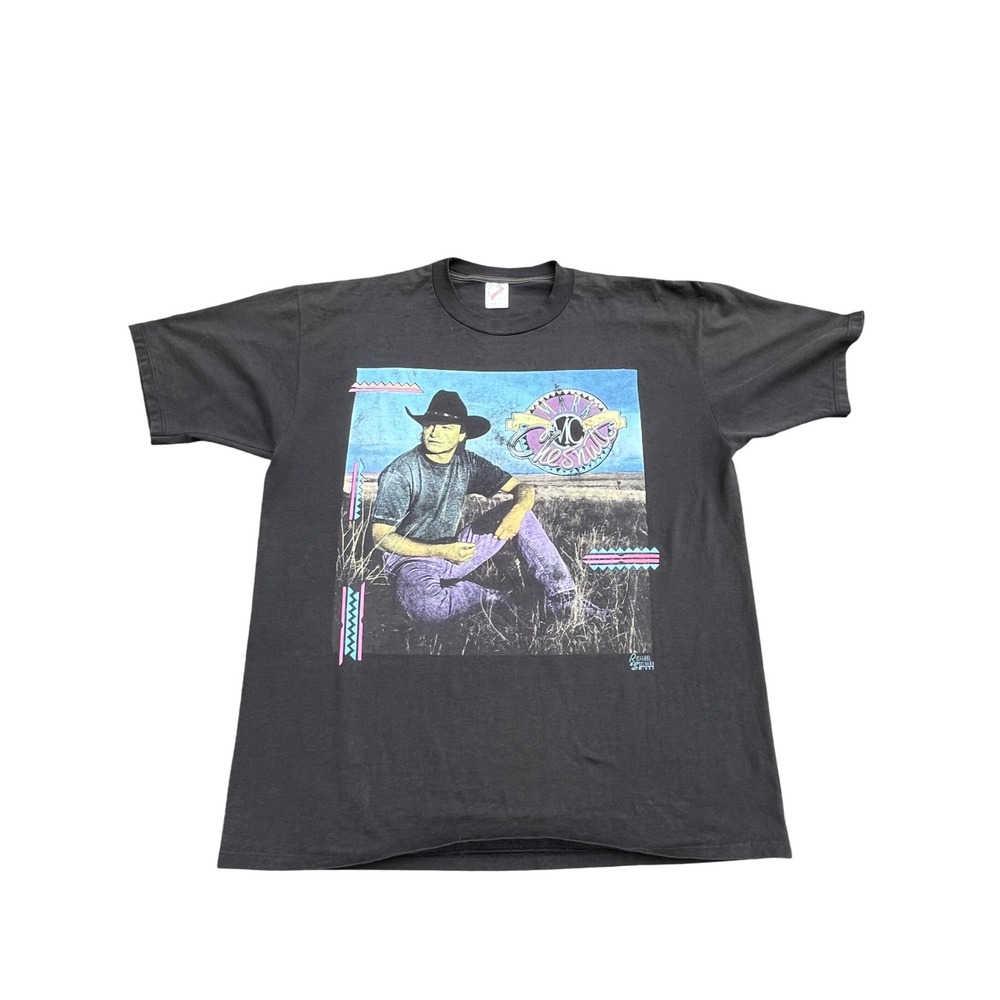 Vintage 1993 Mark Chesnutt Almost Goodbye Tour Shirt Black Jerzees XL USA Made